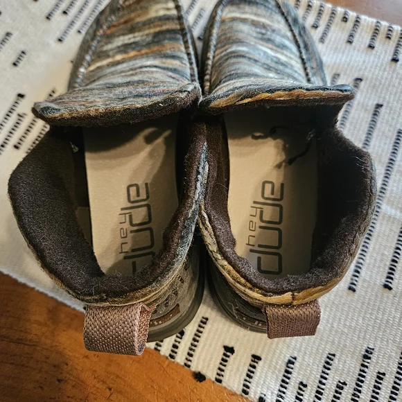 Hey Dude Womens NEW Denny Tie Dye Brown Multicolor Slip-On Loafers - Picture 3 of 7